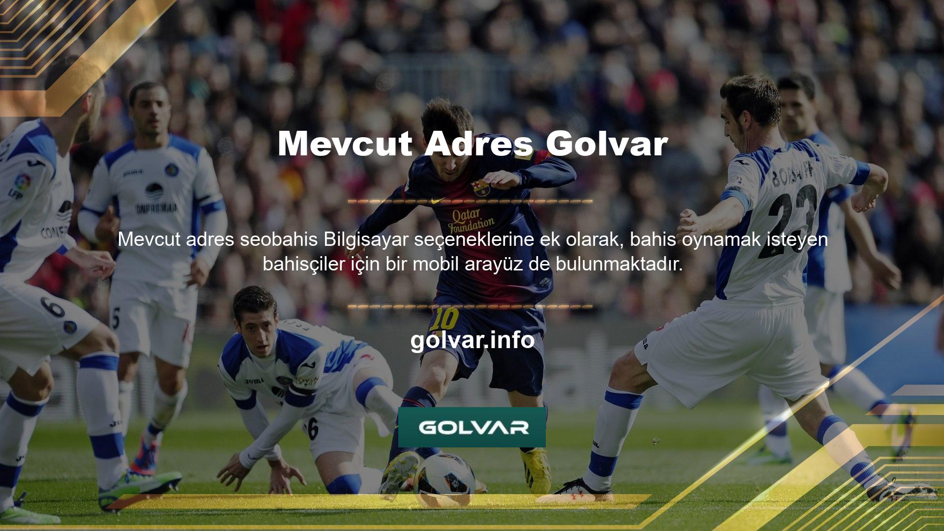 Golvar mobil programı, cep telefonlarında ve tabletlerde ticaret işlevselliği sunar